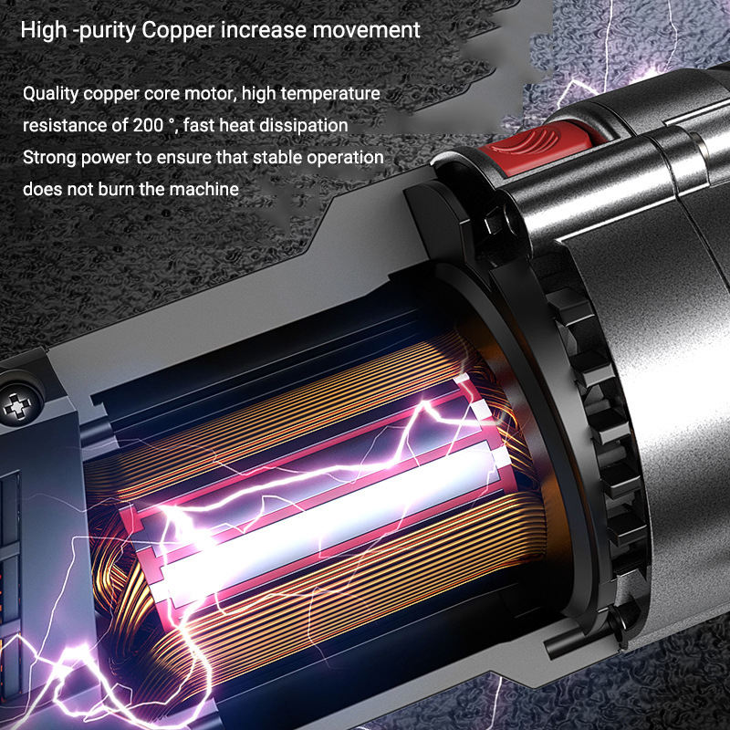 Wall-penetrating concrete impact drill, household handheld electric drill, gun drill, electric drill tool, 220V plug-in concrete