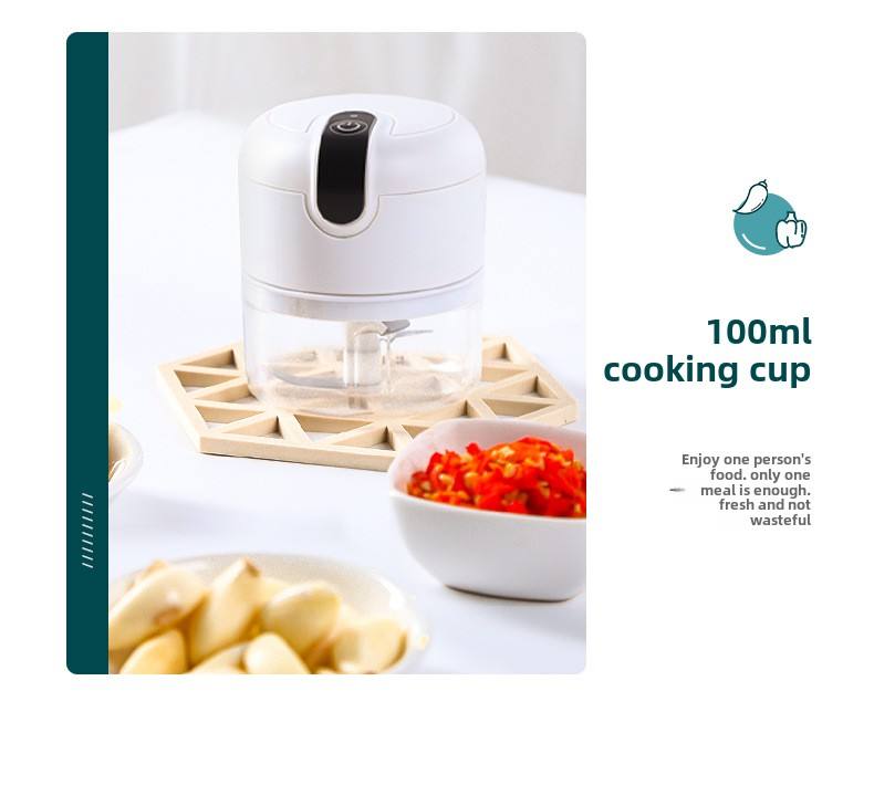 300ml household electric meat grinder, garlic blender, garlic grinder, garlic mincing and crushing device