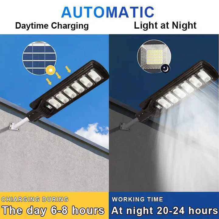 Ip65 Outdoor Lamp Waterproof Streetlight Smd Integrated All in One Led Solar Street Light