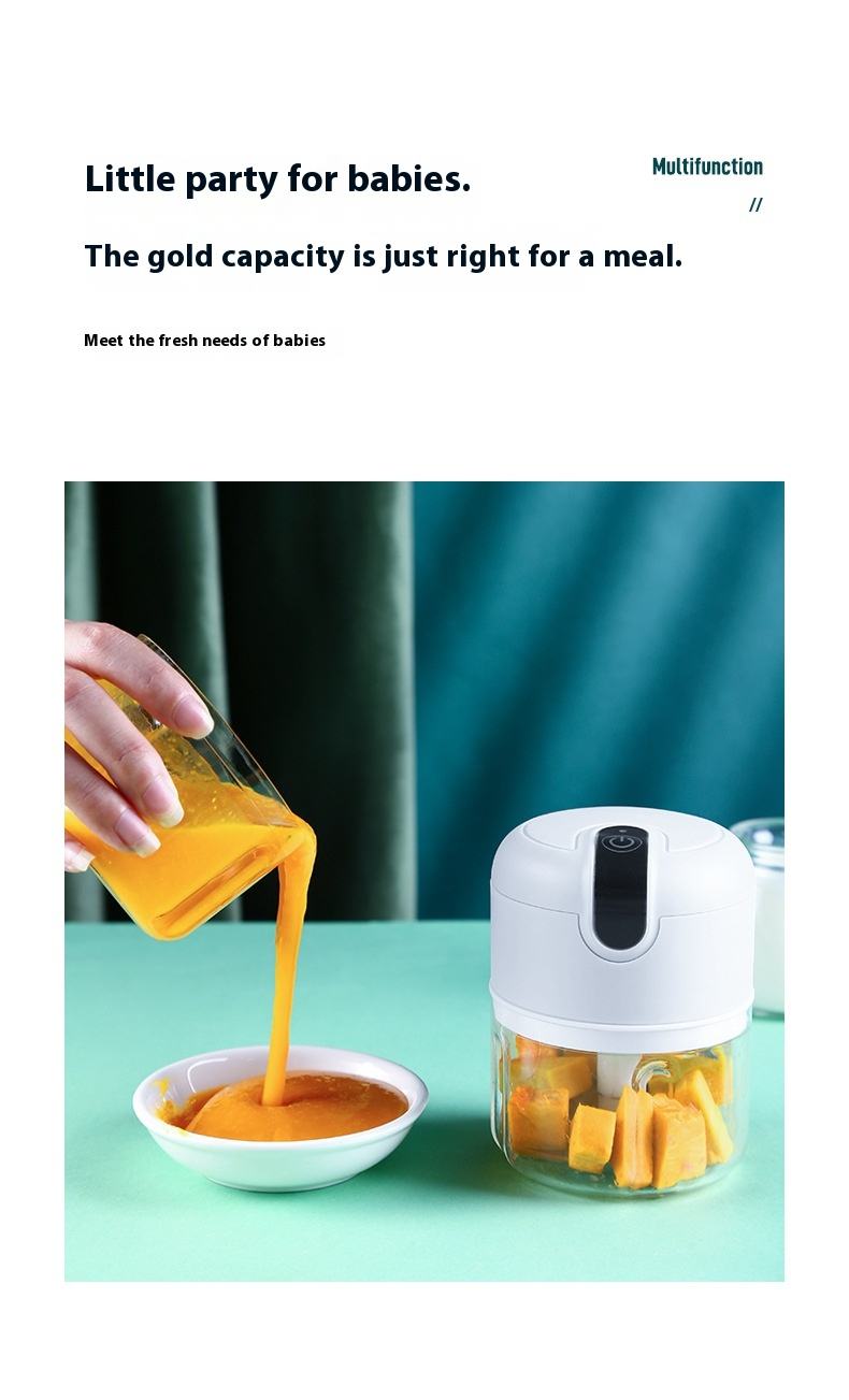 300ml household electric meat grinder, garlic blender, garlic grinder, garlic mincing and crushing device