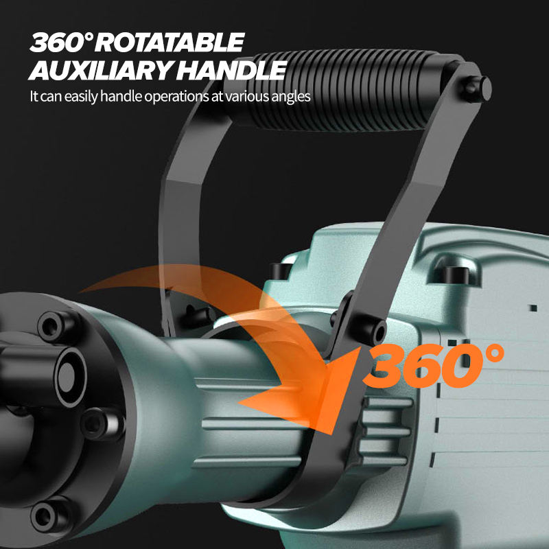 High-power dual-purpose electric hammer electric pick impact drill industrial-grade mining concrete road crushing