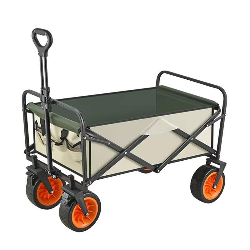 Camp trailer outdoor folding large camping handcart small camper