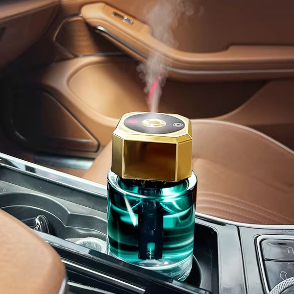 Butterfly starry sky top car aromatherapy automatic spray car aromatherapy aluminum alloy metal long-lasting light fragrance car perfume