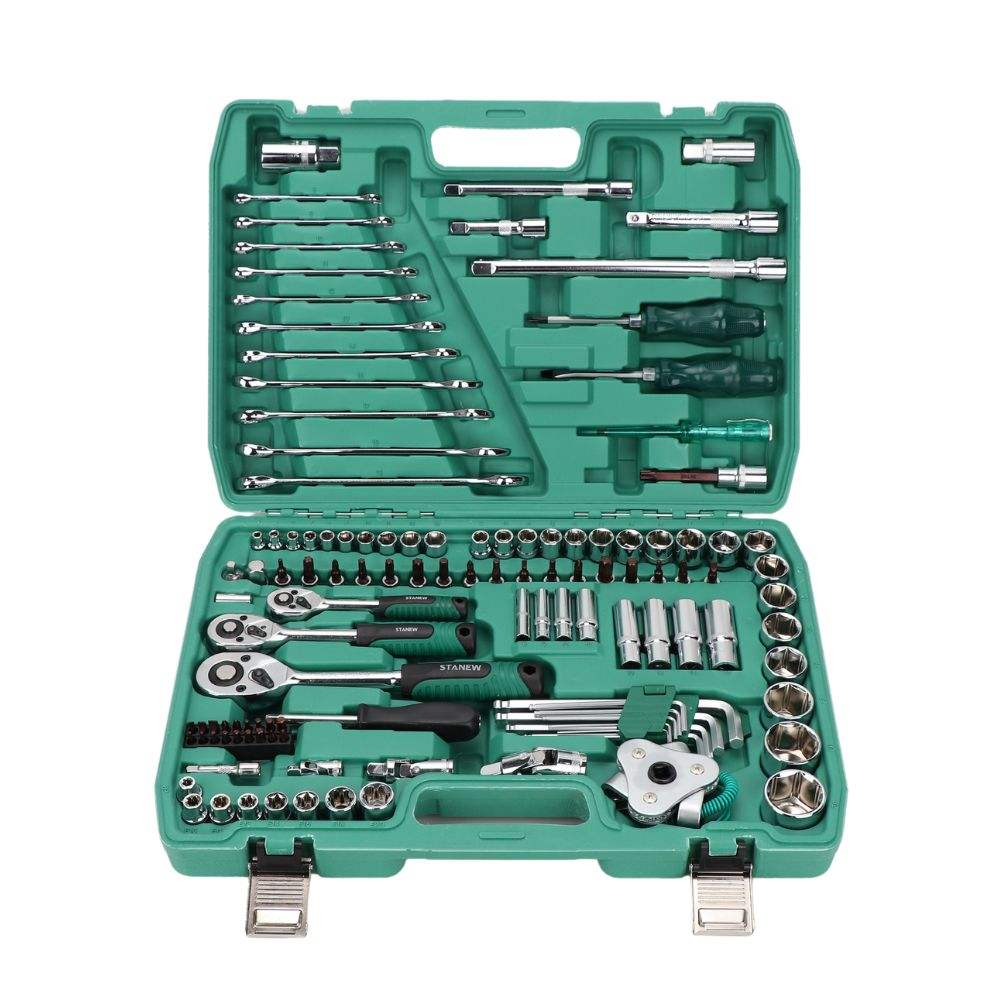 121-piece auto repair tool set ratchet wrench car repair vehicle combination carbon steel