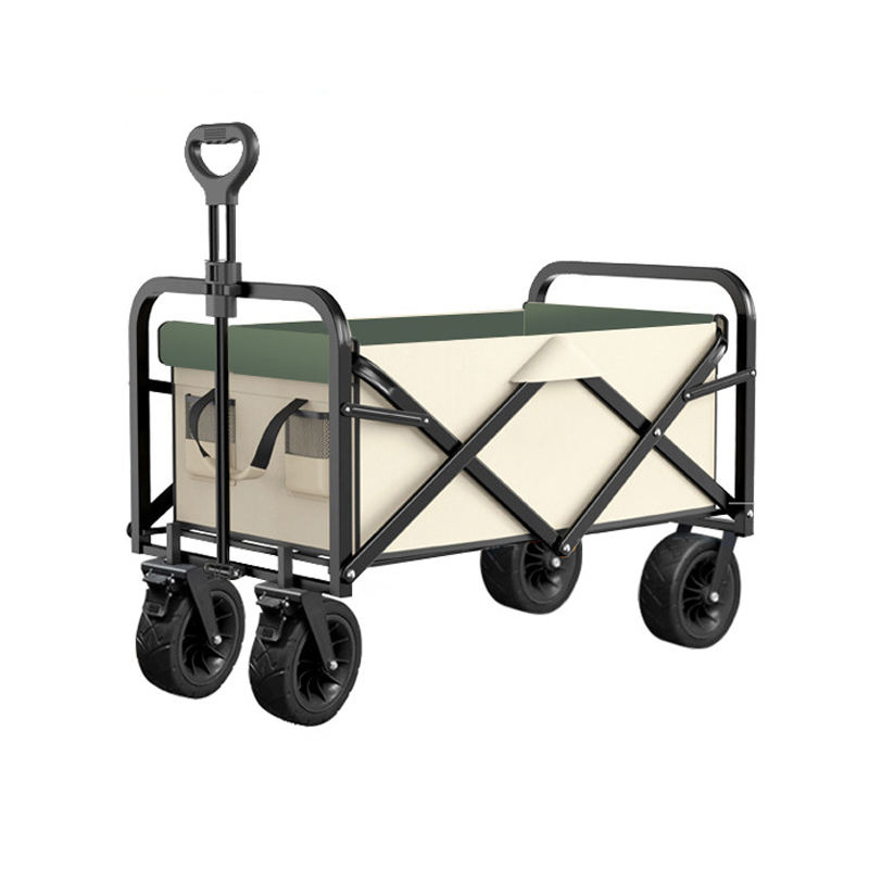 Camp trailer outdoor folding large camping handcart small camper