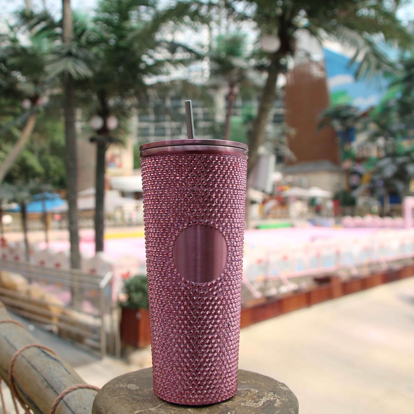Bling Coffee Cup Tumbler Rhinestone Diamond Tumbler 17oz Valentine's Day Gift for Girl Travel Coffee Mug with Diamond