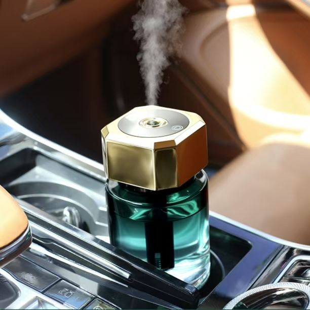 Butterfly starry sky top car aromatherapy automatic spray car aromatherapy aluminum alloy metal long-lasting light fragrance car perfume