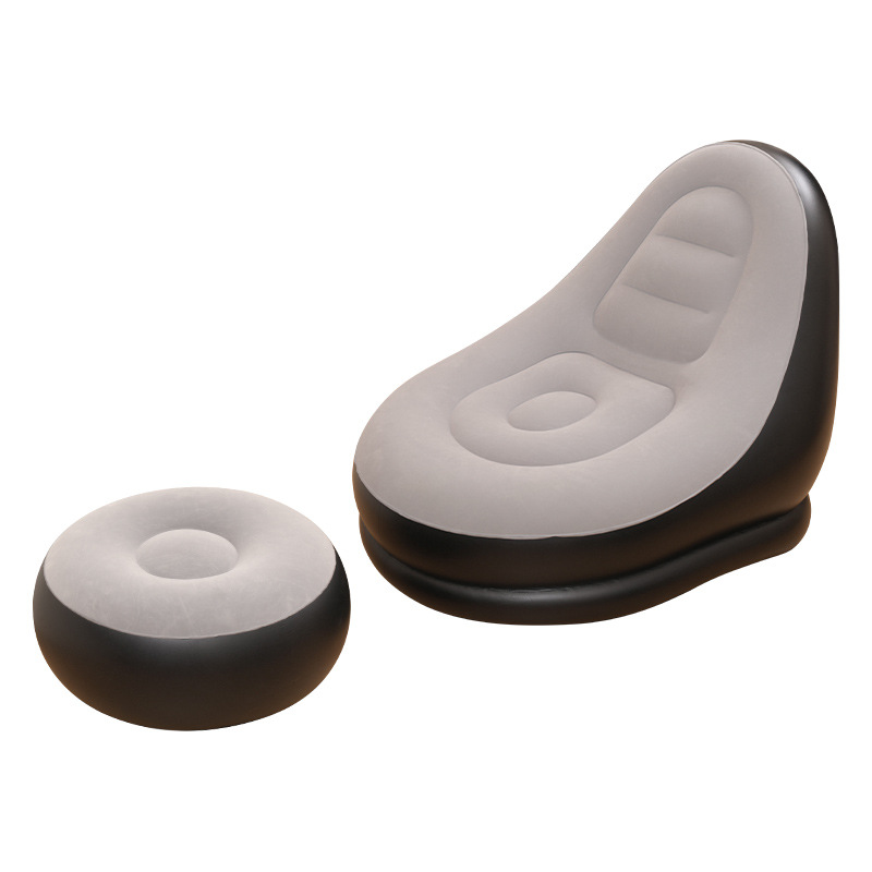 Inflatable sofa lazy flocking inflatable sofa set leisure sofa fashion lazy outdoor inflatable stool