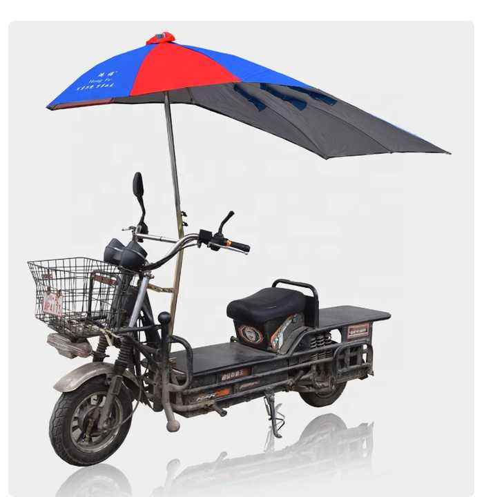 Motorcycle umbrella electric car parasol super large thick rainproof men's car tricycle canopy sun umbrella