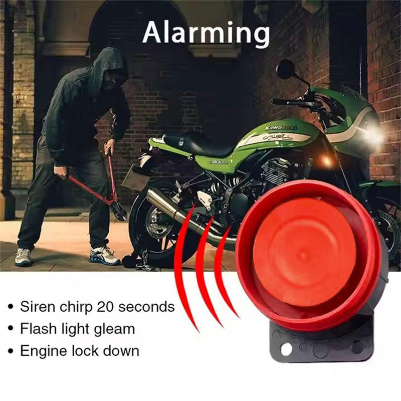 Universal motorcycle mobile phone Bluetooth induction anti-theft device one-button start ignition off car search alarm PKE induction system