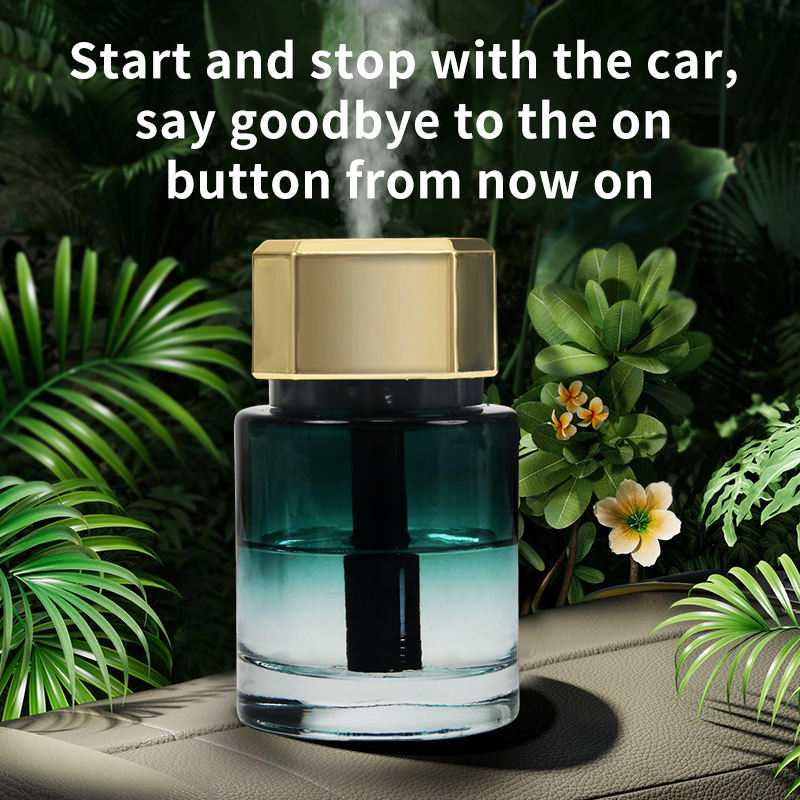 Butterfly starry sky top car aromatherapy automatic spray car aromatherapy aluminum alloy metal long-lasting light fragrance car perfume