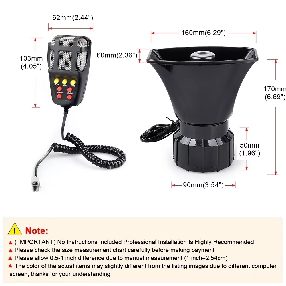 12V car and motorcycle megaphone speaker