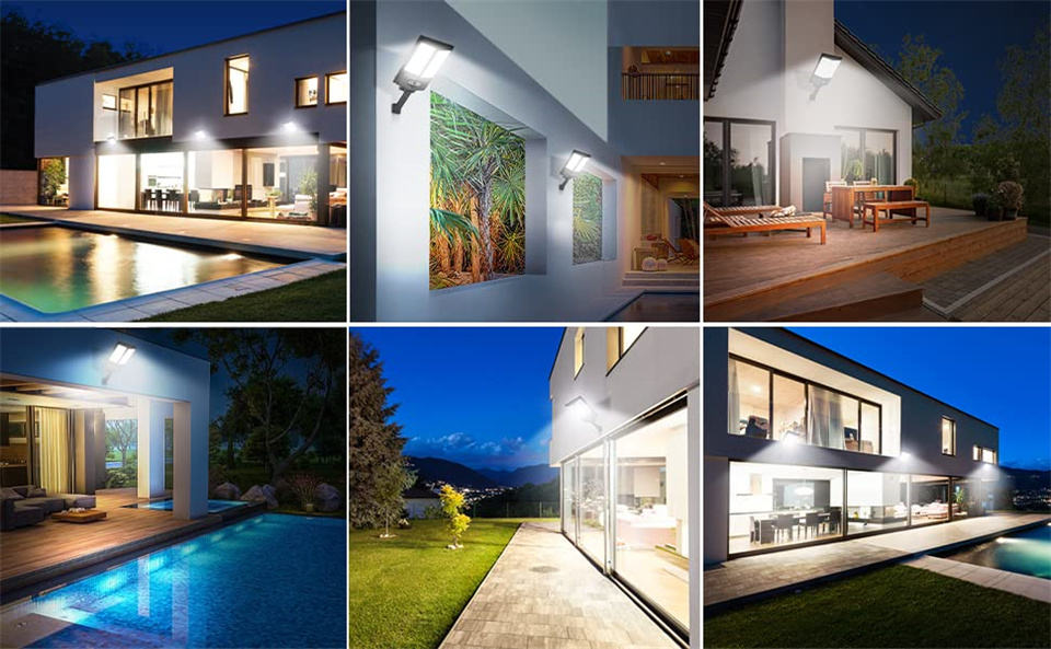 250W Garden Solar Light Sunset Sensor Remote Control Solar Light Outdoor Garden Lamp for Foster LED Street Light ABS