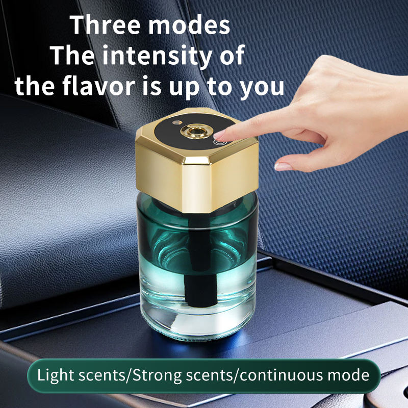 Butterfly starry sky top car aromatherapy automatic spray car aromatherapy aluminum alloy metal long-lasting light fragrance car perfume