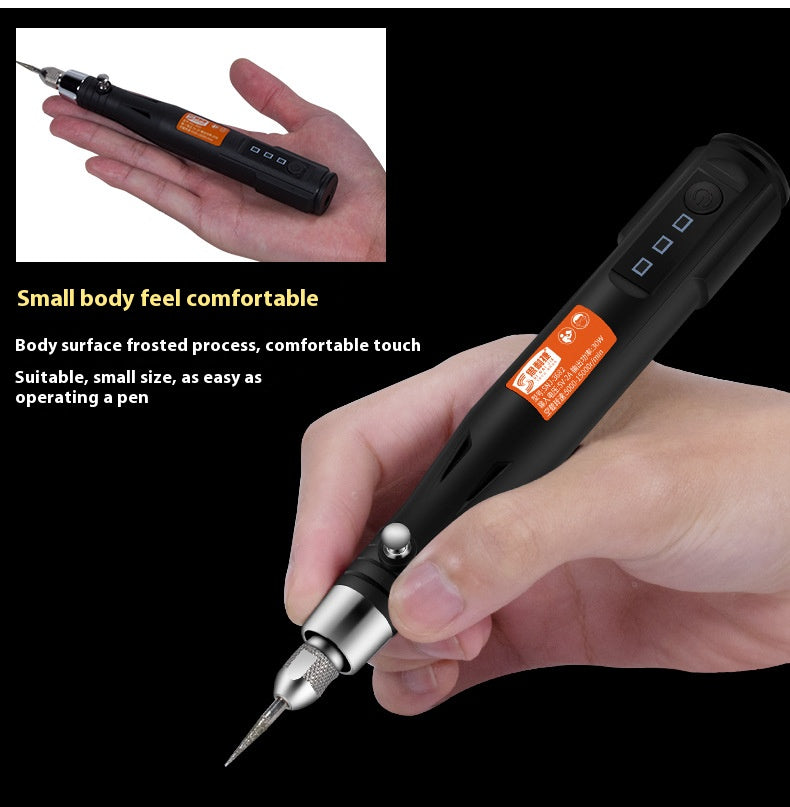 Mini Electric Grinder Small Handheld Grinder Wireless Engraving Machine Polishing Engraving Tool Electric Grinding Pen