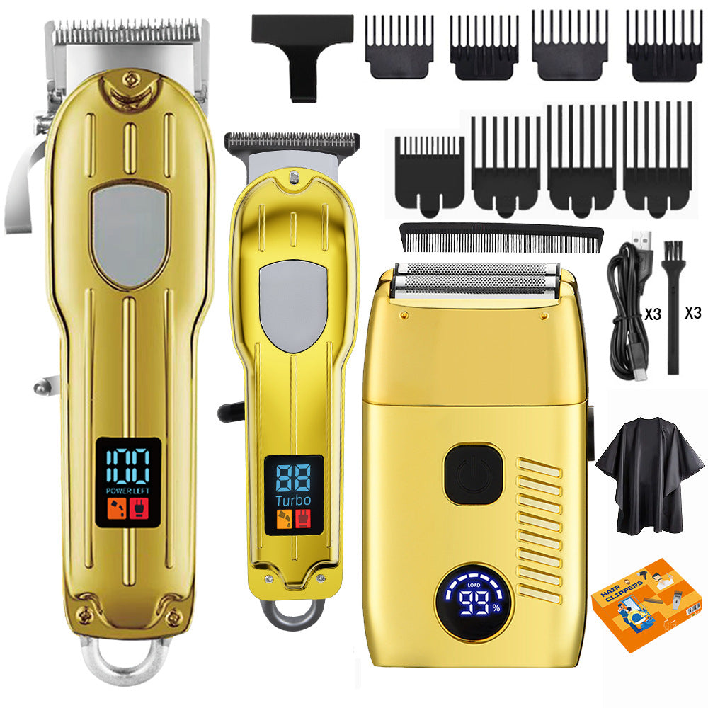 3 sets of male and female electric clippers, household hair cutting machine for men, high-power hair clippers for hair salons