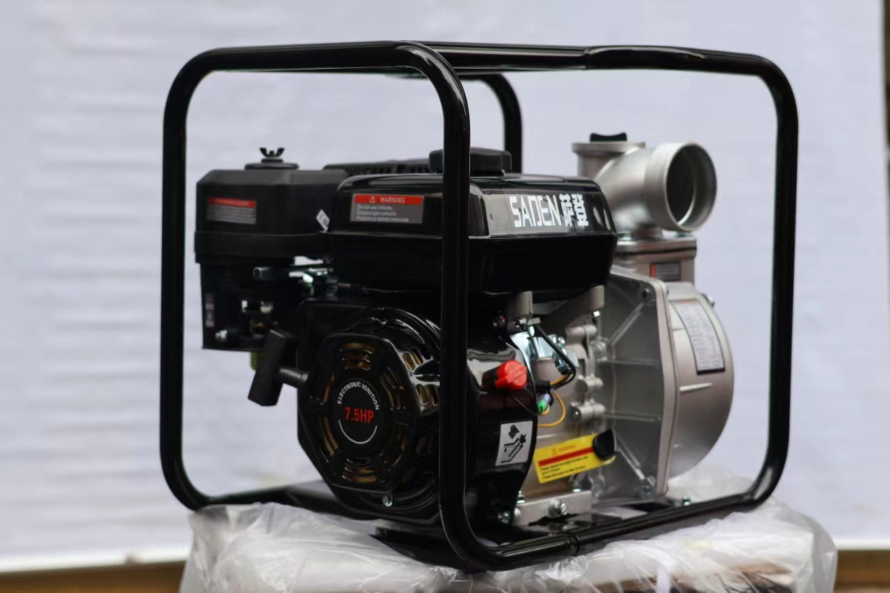 3-inch gasoline water pump, self-priming clean water pump, emergency rescue, flood drainage and irrigation, high-flow water pumping