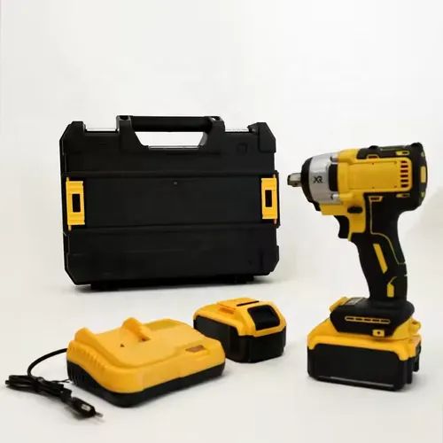 Portable lithium battery impact wrench high torque electric wrench automobile carpentry wrench scaffolding