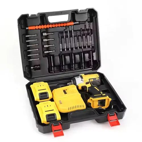 Portable lithium battery impact wrench high torque electric wrench automobile carpentry wrench scaffolding