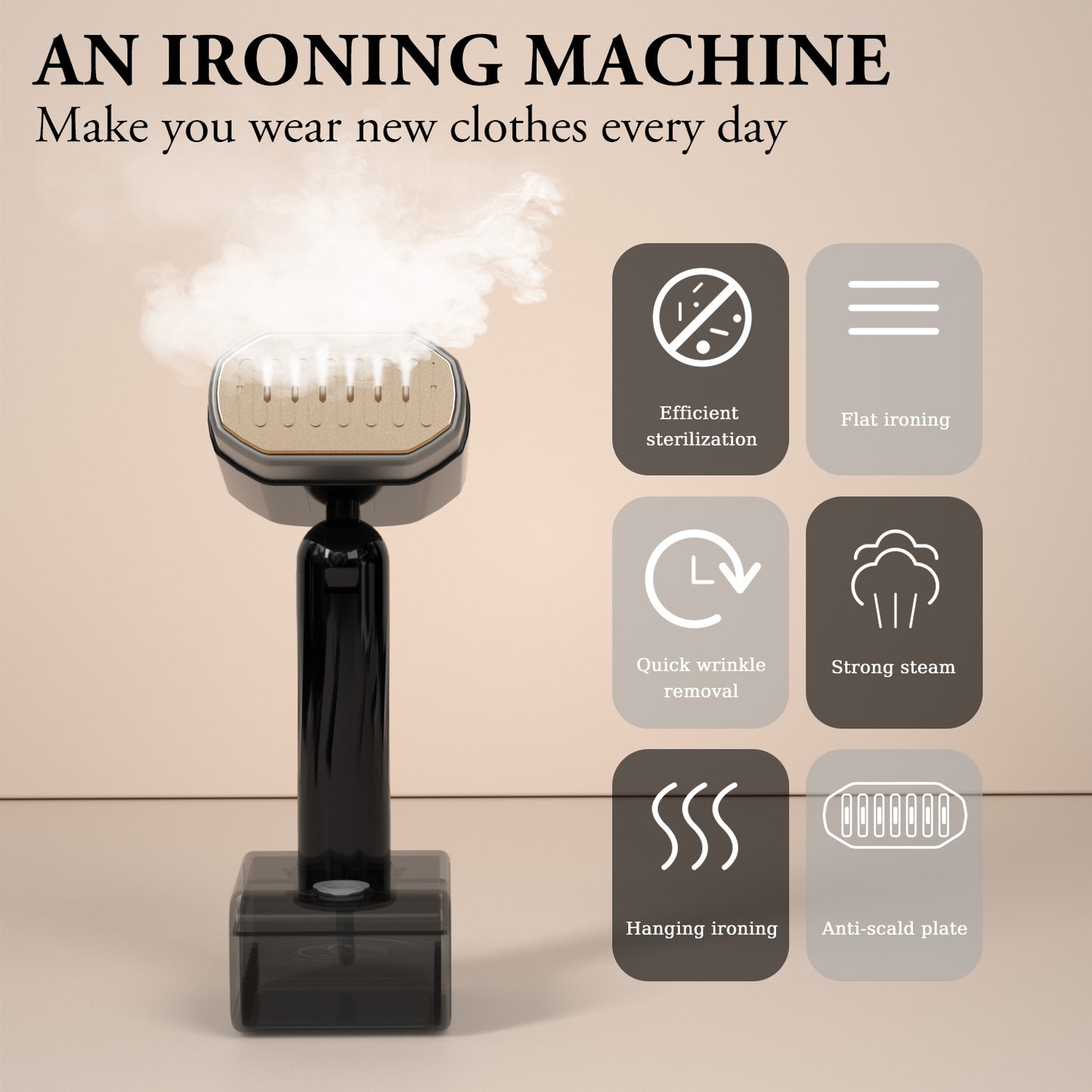 Rotating Steam Iron Handheld Wet and Dry Double Hot Steam Generator Portable Garment Steamer Home Travelling Ironing