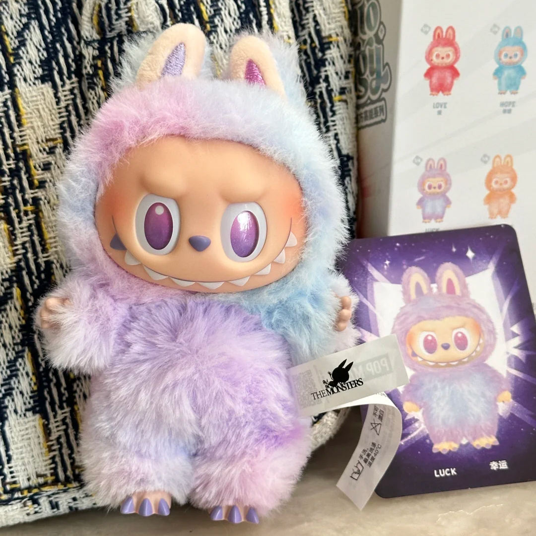 Trendy Mystery V3 Big Into Energy Labubu Stuffed Plush Doll Vinyl Face Toy The Monster Bag Pendant Ornament Blind Box