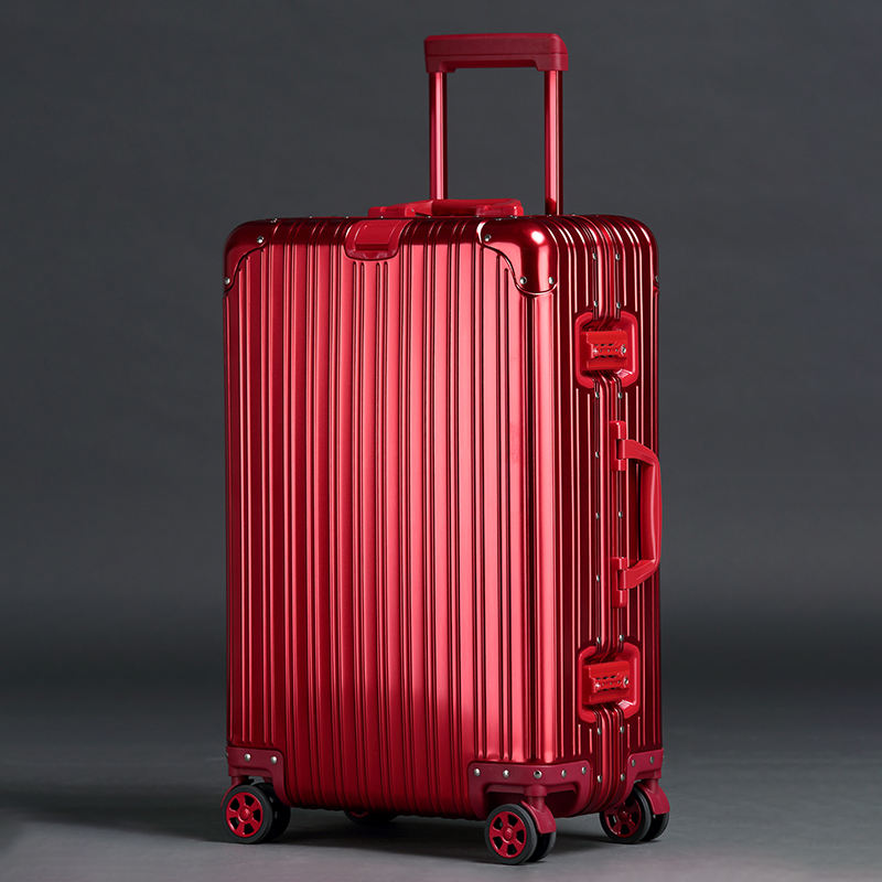20-inch all-aluminum magnesium alloy suitcase for business use with universal wheels