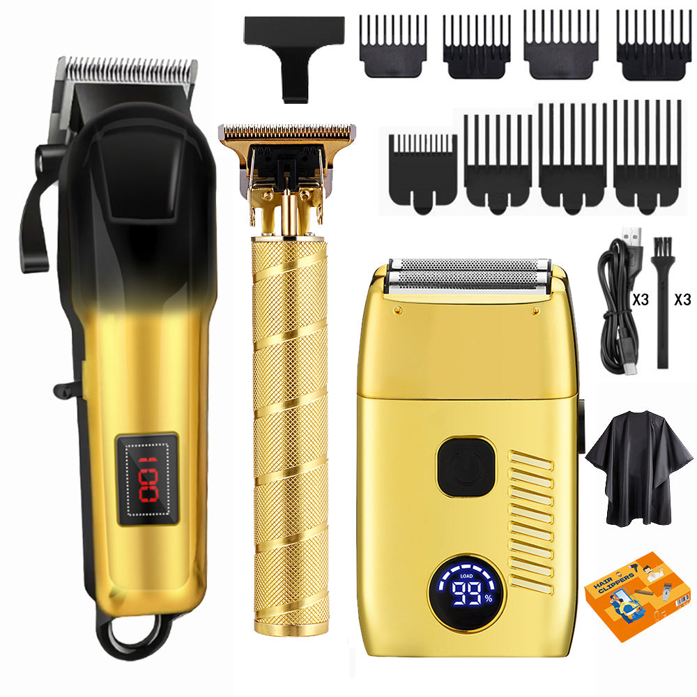 3 sets of male and female electric clippers, household hair cutting machine for men, high-power hair clippers for hair salons
