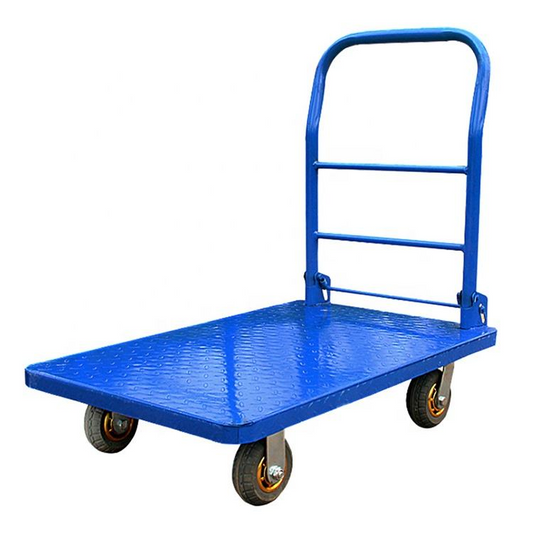 Hardware tool flatbed truck heavy duty folding labor-saving flatbed truck pull truck warehouse handling trolley