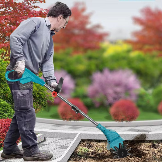 Electric tiller small agricultural tiller rotary tiller weeding lithium battery lawn mower tiller