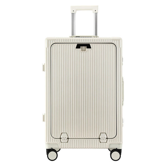 20-Inch Premium Hardshell Spinner Suitcase - Sturdy Aluminum Frame, Combination Lock, Durable ABS Shell, Smooth Rolling Wheels, and Telescoping Aluminum Handle.