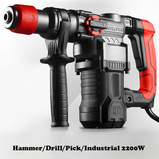 High quality 2200W portable impact drill set unique design industrial electric rotary hammer DIY 220V  Demolition Hammer