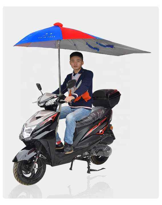 Motorcycle umbrella electric car parasol super large thick rainproof men's car tricycle canopy sun umbrella