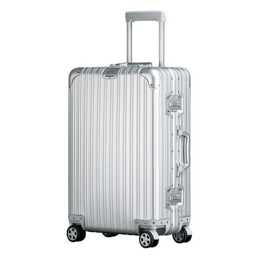 20-inch all-aluminum magnesium alloy suitcase for business use with universal wheels