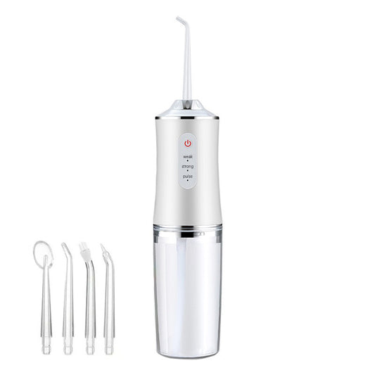 [24-hour delivery+Cash on delivery]4-in-1 Rechargeable Oral Irrigator: Portable, Wireless Dental Care Flosser with USB Charging for Healthy Gums & Travel