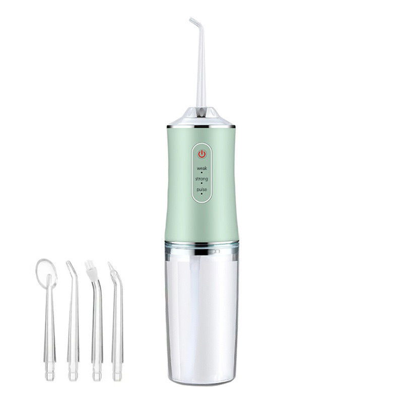 [24-hour delivery+Cash on delivery]4-in-1 Rechargeable Oral Irrigator: Portable, Wireless Dental Care Flosser with USB Charging for Healthy Gums & Travel
