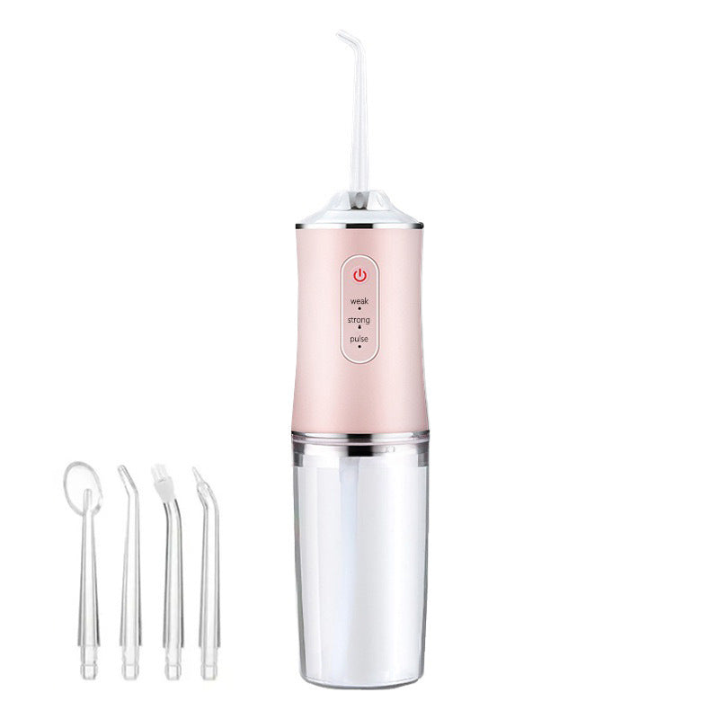 [24-hour delivery+Cash on delivery]4-in-1 Rechargeable Oral Irrigator: Portable, Wireless Dental Care Flosser with USB Charging for Healthy Gums & Travel